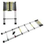 Generic 4.4M Aluminium Telescopic Ladder Multi-purpose Folding  Extendable Ladder