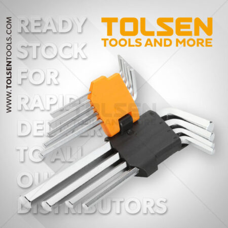 Tolsen 9pcs Long Arm Hex Key Sets