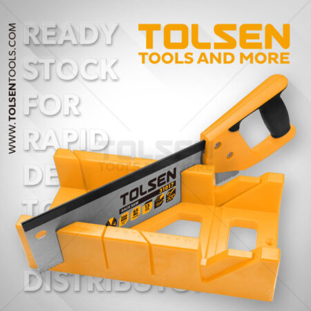 Tolsen Mitre Box With Back Saw Set31017