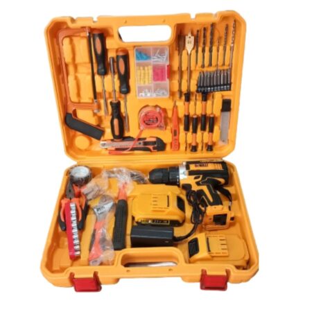 Dewalt 28V Cordless Electric Drill 117PC Tool Set WITH 2 Batteries