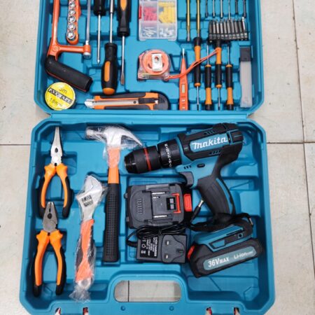 Makita Hammer Drill with Accessories 36V powerful Cordless