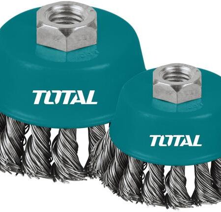 Total Wire Cup TWIST Brush 75mm (TAC32031)